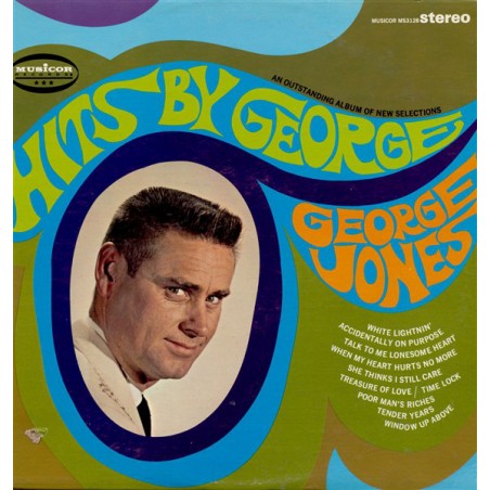 Jones George  ‎– Hits By George|1967     Musicor Records ‎– MS 3128