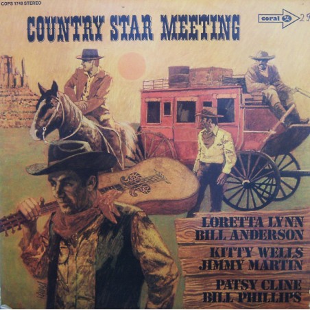 Various ‎– Country Star Meeting|Coral ‎– COPS 1749