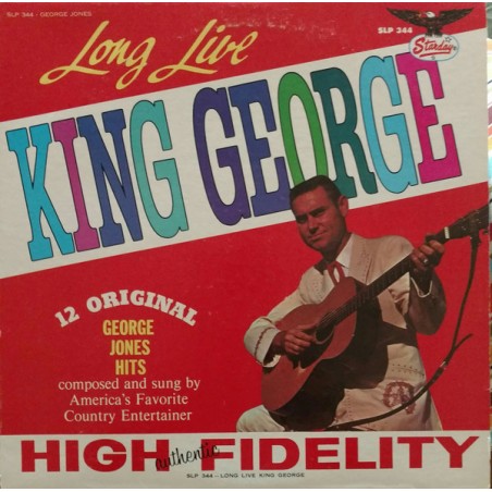 Jones George  ‎– Long Live King George|1965   Starday Records ‎– SLP 344