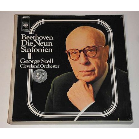 Beethoven van Ludwig -George Szell, The Cleveland Orchestra ‎– Die Neun Sinfonien|CBS ‎– S 77704-7 LP Box