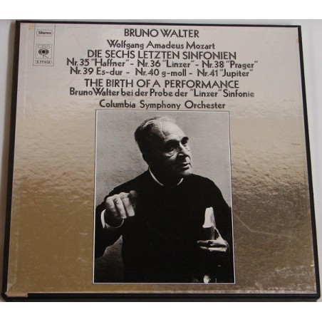 Mozart Wolfgang Amadeus-Bruno Walter -Columbia Symphony Orchester-Die Sechs Letzten Sinfonien....| CBS ‎– S 77413-4 LP-Box