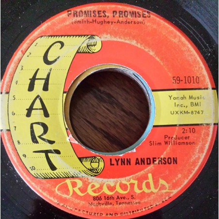 Anderson ‎Lynn – Promises, Promises|1967  Chart Records – 59-1010-Single