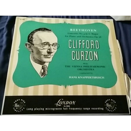Beethoven-Clifford Curzon ‎– Concerto No. 4 in G Major for Piano and Orchestra, Op. 58|1957   London Records ‎– LL.1045
