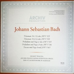 Bach − Helmut Walcha ‎–...