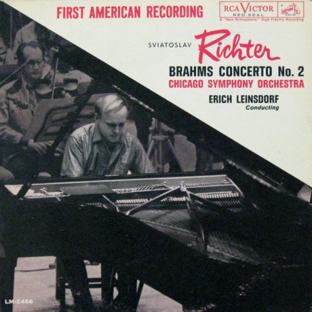 Brahms-Sviatoslav Richter-Chicago Symphony Orchestra-Erich Leinsdorf ‎– Concerto No. 2|1960   RCA Victor Red Seal ‎– LM 2466