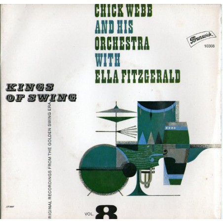 Webb Chick and his Orchestra with Ella Fitzgerald ‎– Kings Of Swing Vol. 8|Brunswick ‎– 10308 EPB-Single-EP
