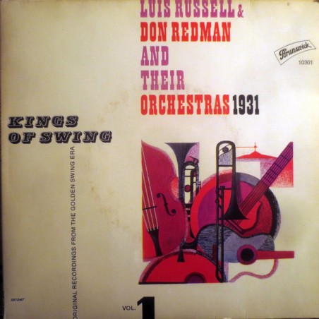 Russell Luis & Don Redman ‎– 1931 - Kings of Swing Vol. 1|Brunswick ‎– 10301 EPB-Single-EP