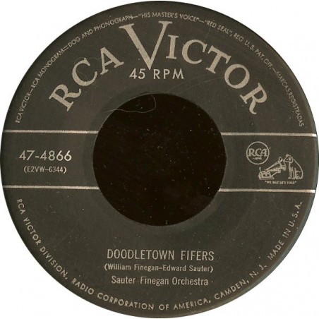 Sauter-Finegan Orchestra ‎– Doodletown Fifers / Azure-Té (Paris Blues)|1952   RCA Victor ‎– 47-4866-Single
