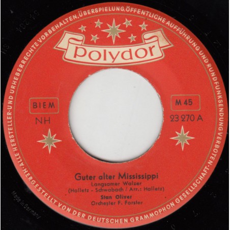 Stan Oliver ‎– Guter Alter Mississippi|1956    Polydor ‎– 23 270-Single