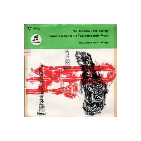Modern Jazz Society The ‎– The Modern Jazz Society Presents A Concert Of Contemporary Music|Columbia ‎– SEGW 4-Single-EP