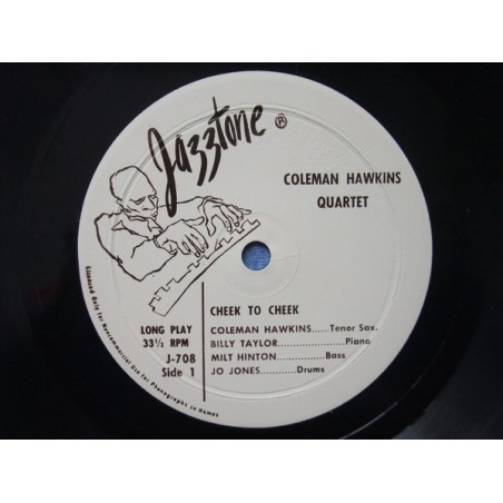 Hawkins Coleman Quartet ‎– Cheek To Cheek|1956   Jazztone 	J-708-Single-EP