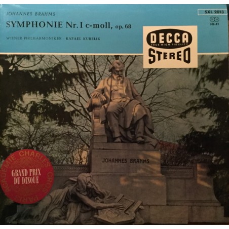 Brahms-Kubelik-Wr. Philharmoniker ‎– Symphonie Nr.1 c-moll, op. 68|Decca ‎– SXL.2013