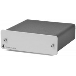 Pro-Ject Phono Box USB    MM/MC Phono Vorverstärker mit Line & USB Out  in Silber