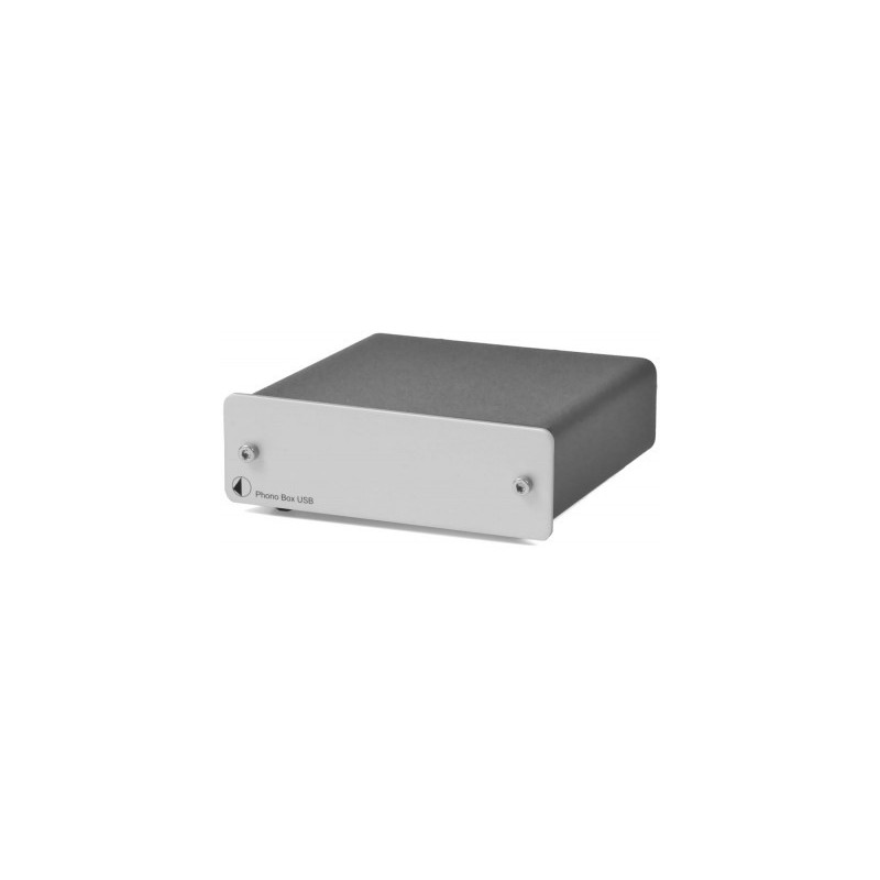 Pro-Ject Phono Box USB MM/MC Phono Vorverstärker mit Line & USB Out in Silber Pro-Ject Phono Box USB MM/MC Phono Vorverstärker mit Line & USB Out in Silber