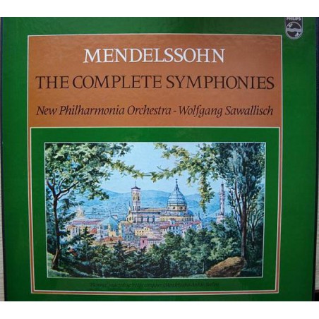 Mendelssohn - New Philharmonia Orchestra-Wolfgang Sawallisch ‎– The Complete Symphonies|1968  Philips ‎– SC71AX404-4 LP Box