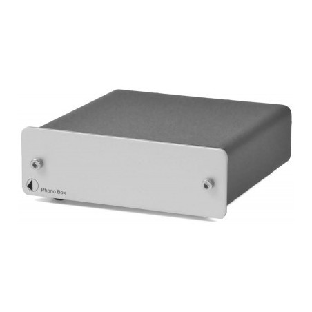 Pro-Ject Phono Box  MM/MC Phono Vorverstärker mit Hochpegelausgang in Silber