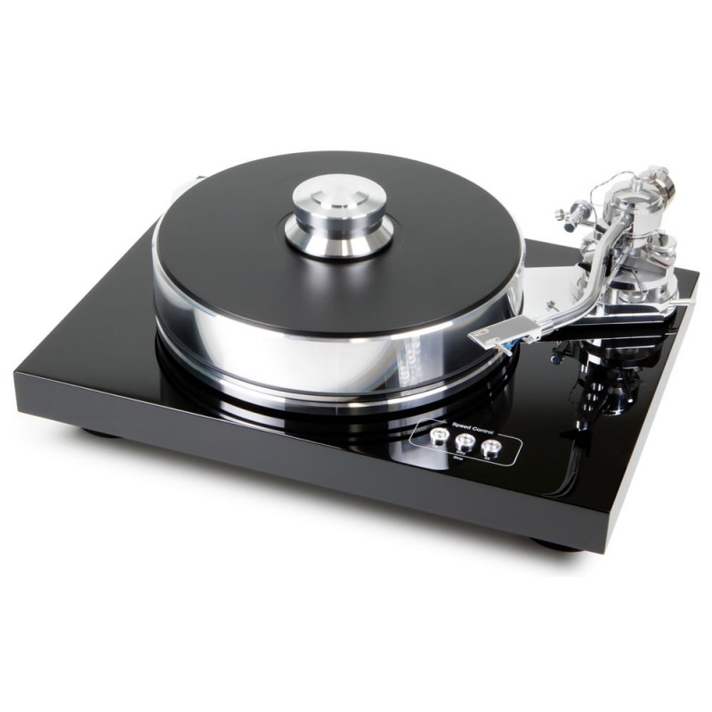 Pro-Ject Signature 10    Highend Plattenspieler inklusive Tonarm in Klavierlack Schwarz