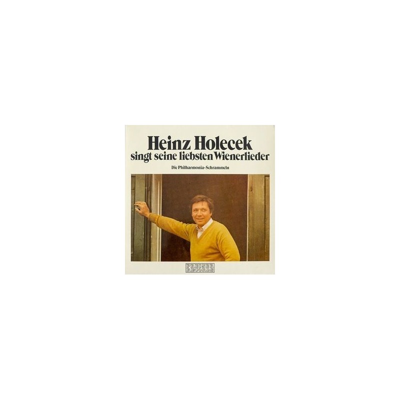 Holecek ‎Heinz – Singt Seine Liebsten Wienerlieder|Preiser Records ‎– SPR 135 020-mit Autogramm !!