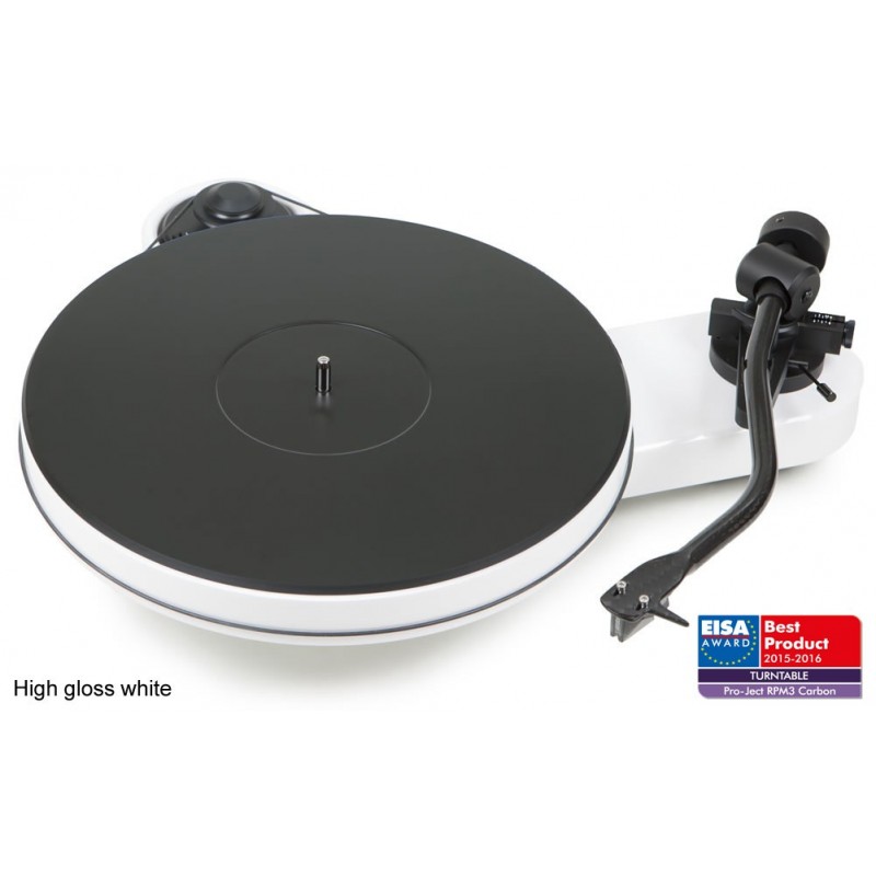 Pro-Ject RPM 3 Carbon Manueller Plattenspieler in Weiss inkl. Ortofon 2M Silver Pro-Ject RPM 3 Carbon Manueller Plattenspieler in Weiss inkl. Ortofon 2M Silver