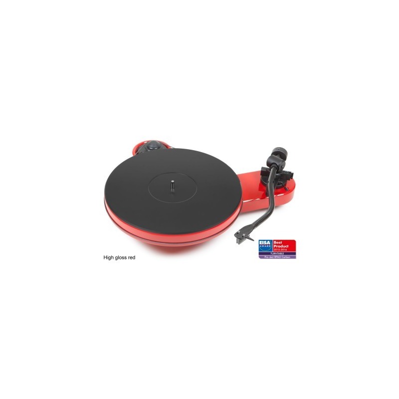 Pro-Ject RPM 3 Carbon    Manueller Plattenspieler in Rot  incl.Ortofon 2M Silver  