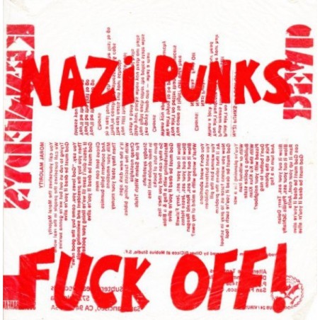 Dead Kennedys ‎– Nazi Punks Fuck Off! / Moral Majority|1991   Subterranean Records ‎– SUB 24-Single