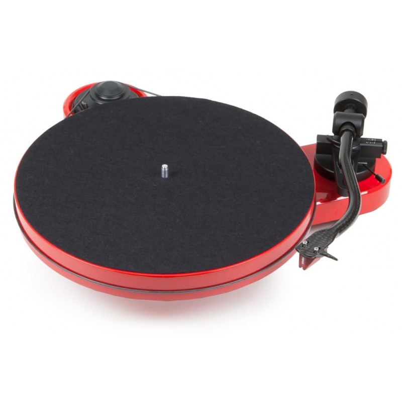 Pro-Ject RPM 1 Carbon    Manueller Plattenspieler in Rot incl. Ortofon 2 M Red