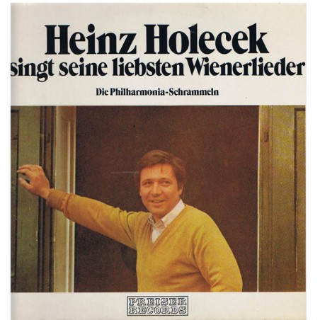 Holecek ‎Heinz – Singt Seine Liebsten Wienerlieder|Preiser Records	32 669-Club Edition