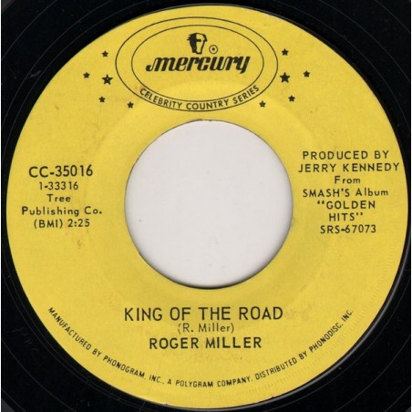 Miller ‎Roger – King Of The Road|Mercury ‎– CC-35016-Single