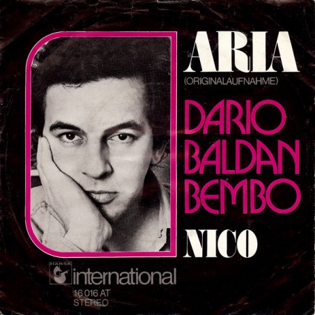 Dario Baldan Bembo ‎– Aria|1975    Hansa International ‎– 16 016 AT-Single