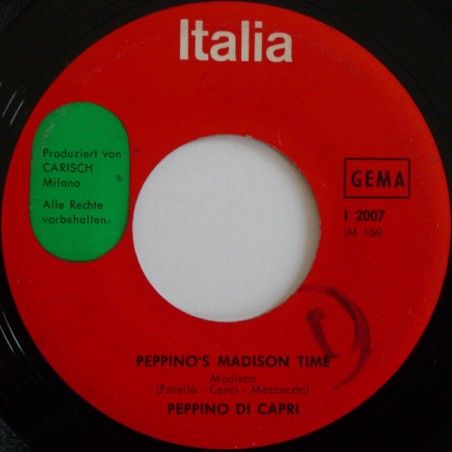 Peppino Di Capri ‎– Peppino's Madison Time|Italia ‎– I 2007-Single