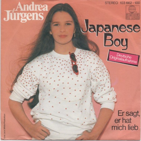 Jürgens ‎Andrea – Japanese Boy|1981   Ariola ‎– 103 662-Single