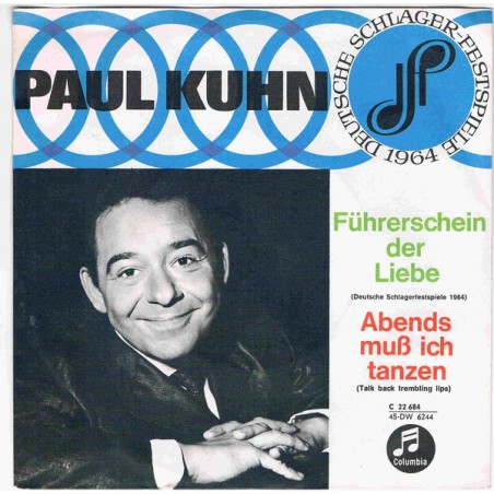 Kuhn Paul ‎– Führerschein Der Liebe|1964    Columbia ‎– C 22 684-Single