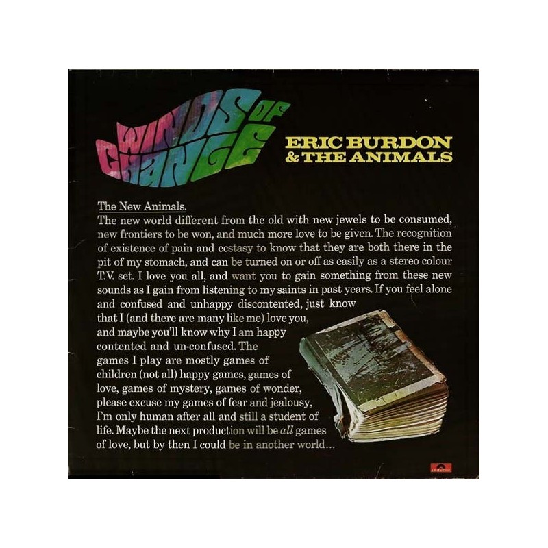 Burdon Eric  & The Animals ‎– Winds Of Change|Polydor ‎– 2391 293