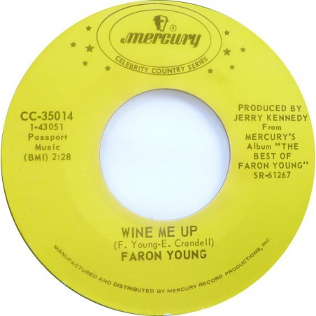 Young Faron  ‎– Wine Me Up / Occasional Wife|Mercury ‎– CC-35014-Single