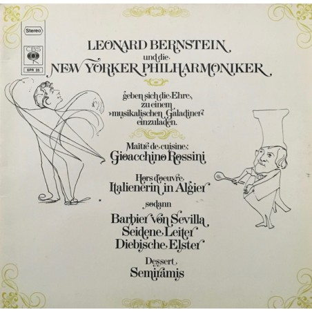 Bernstein Leonard- Gioacchino Rossini-New York Philharmonic  ‎– Rossini: Ouvertures|1972    CBS ‎– SPR 25