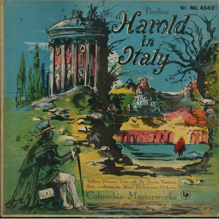 Berlioz - Sir Thomas Beecham-The Royal Philharmonic Orchestra ‎– Harold In Italy, Op.16|Columbia Masterworks ‎– ML 4542