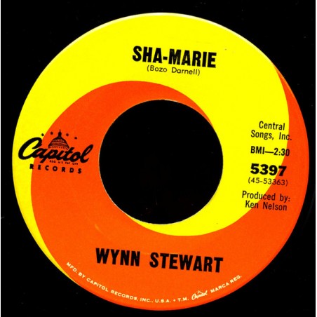 Stewart ‎Wynn – Sha-Marie|1965     Capitol Records ‎– 5397-Single