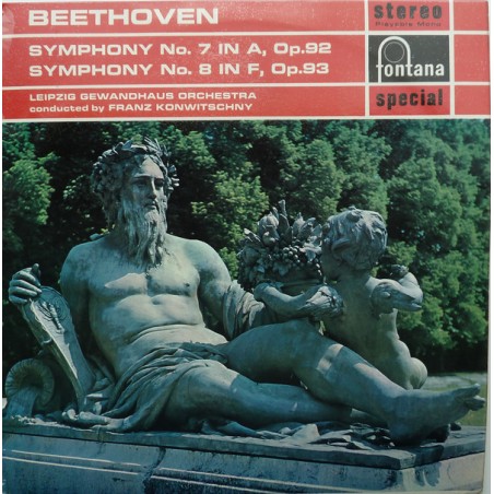 Beethoven-Leipzig Gewandhaus Orchestra-Symphony No. 7 in A, Op.92 / Symphony No.8 in F, Op.93|1969     Fontana ‎– SFL 14084