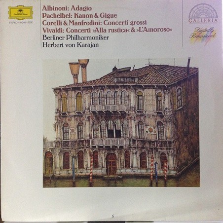 Albinoni-Corelli-Vivaldi-Pachelbel- Karajan & Berliner Philharmoniker ‎– Adagio ...|1986    DG – 419 046-1