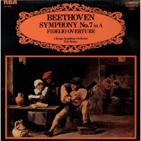 Beethoven- Symphony No. 7 In A / Fidelio Overture-Chicago Symphony Orchestra-Fritz Reiner |RCA ‎– CCV 5026