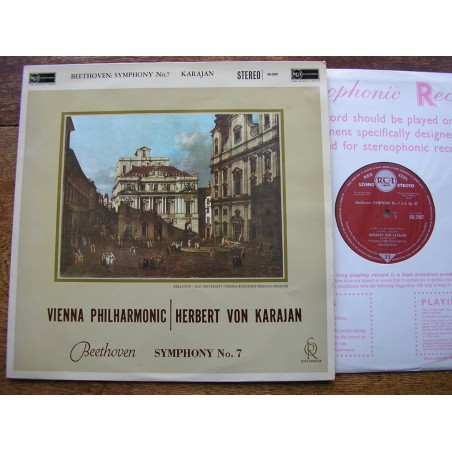 Beethoven- Herbert von Karajan ‎– Symphony No. 7 in A, Op. 92|1959    RCA Red Seal ‎– RB.16212