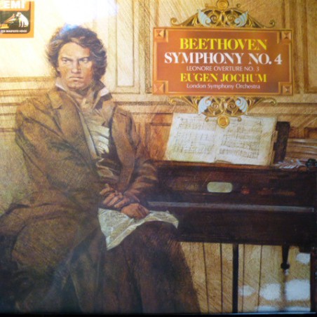 Beethoven-Symphony No. 4 / Leonore Overture No. 3-Eugen Jochum|1979     His Master's Voice ‎– ASD 3627
