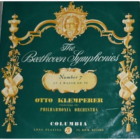 Beethoven -Symphony Number 7 in A Major Op. 92 -Otto Klemperer   |1956    Columbia ‎– 33 CX 1379