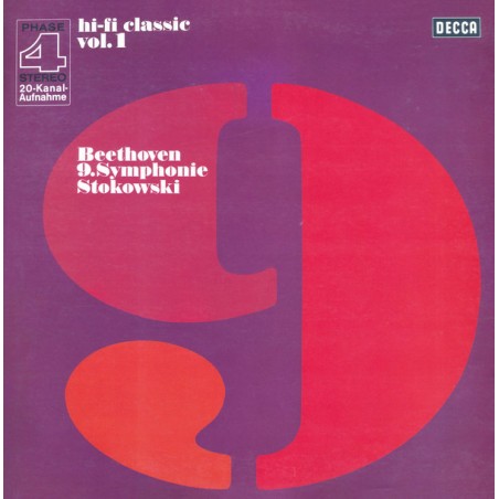 Beethoven‎– 9.Symphonie-  Stokowski   |1973   Decca ‎– SX 21211-M- Phase 4 Stereo