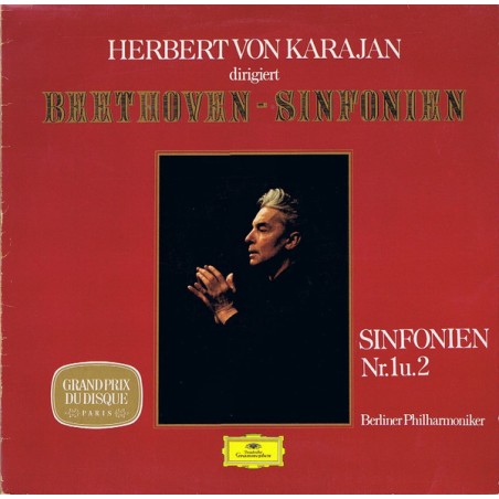 Beethoven - Sinfonien Nr. 1 und 2 - Berliner Philharmoniker| Deutsche Grammophon ‎– 34 511-Club Edition