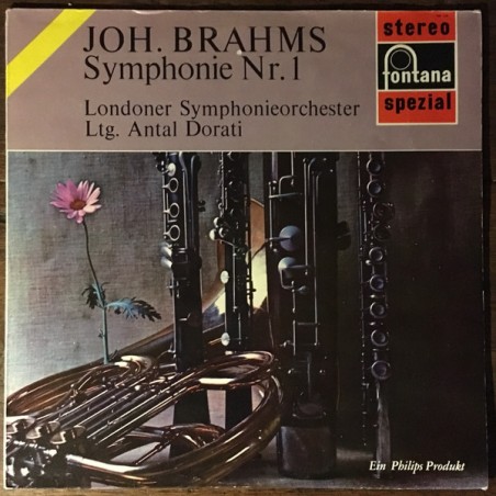Brahms Joh. ‎– Symphonie Nr.1-Londoner Symphonieorchester-Antal Dorati |Fontana ‎– 700 136 WGY