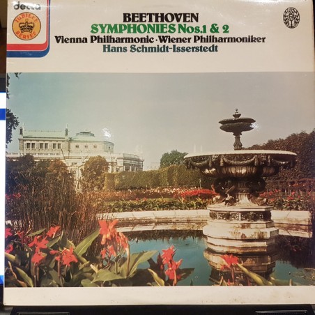Beethoven -Symphonies Nos. 1 & 2-Vienna Philharmonic-Hans Schmidt-Isserstedt |1977    Decca ‎– JB 3