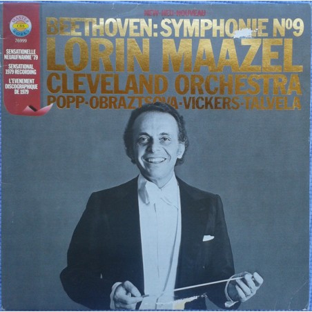 Beethoven‎ – Symphonie N°9-Lorin Maazel-Cleveland Orchestra |1979   CBS Masterworks ‎– 76999