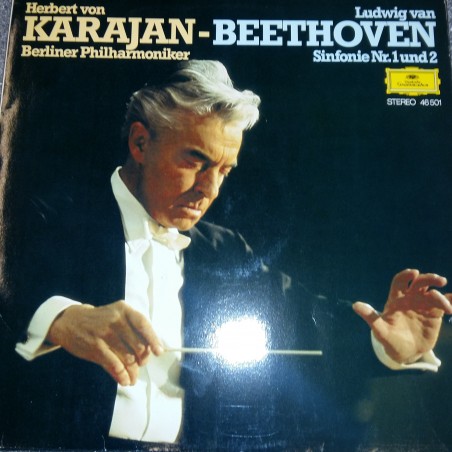 Beethoven ‎– Symphonien Nr. 1 und Nr. 2- Berliner Philharmoniker, Herbert von Karajan|DG 46501 Club Edition