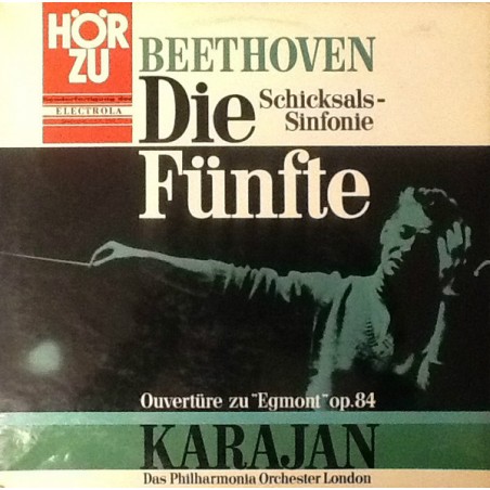 Beethoven -Die Fünfte - Schicksals-Sinfonie- Das Philharmonia Orchester London |EMI Electrola ‎– SHZE 169